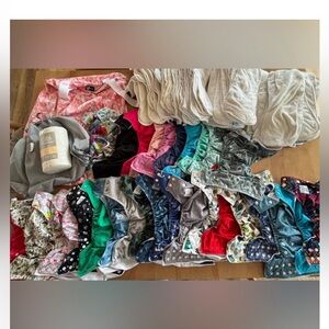 1 of 2 Colorful Kids Cloth Diaper Set READ CAREFULLY